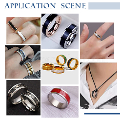 18Pcs 3 Size 201 Stainless Steel Grooved Finger Ring Settings&nbsp;STAS-UN0042-68