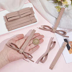 6Pcs Imitation Leather Bowknot Accessories&nbsp;DIY-CL0001-64A