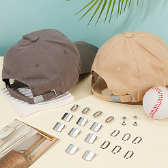 40Sets Iron Baseball Hat Cap Buckle Strap Clasp Clip Kit&nbsp;FIND-BC0014-10P