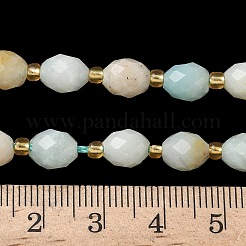Natural Flower Amazonite Beads Strands&nbsp;G-F809-A16-01