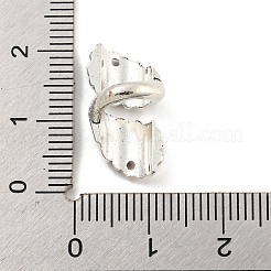 Tibetan Style Alloy Leaf Connector Charms&nbsp;FIND-M011-22AS