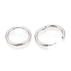 304 Stainless Steel Hoop Earrings&nbsp;EJEW-T048-24D-P