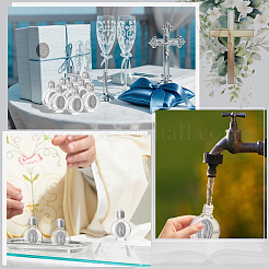 12Pcs Glass Empty Holy Water Bottles for Religious&nbsp;AJEW-GA0008-90A-AS