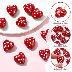 10Pcs Baking Paint Glass Beads&nbsp;GLAA-CJ0002-96
