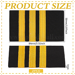 1 Pair Polyester Pilot Epaulettes&nbsp;DIY-BC0013-47A-01