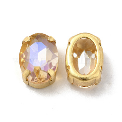 Moonlight Effect Oval Sew on Rhinestone&nbsp;GLAA-P055-01A-G04