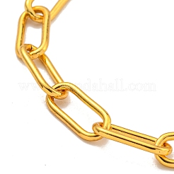 Brass Paperclip Chains Bracelets for Women&nbsp;BJEW-G703-09G