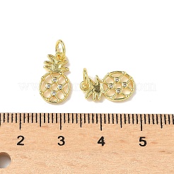 Brass Micro Pave Cubic Zirconia Charms&nbsp;KK-I276-49G