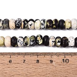 Natural Yellow Turquoise(Jasper) Beads Strands&nbsp;G-N367-02A-10