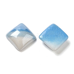 Two Tone Glass Cabochons&nbsp;GLAA-B012-58B