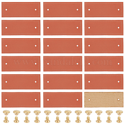 50 Bags PU Leather Label Tags&nbsp;DIY-CY0003-81