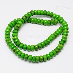Synthetic Turquoise Beads Strands&nbsp;TURQ-G109-5x3mm-01