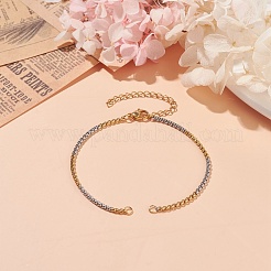 304 Stainless Steel Box Chains Bracelet Making&nbsp;AJEW-JB01113-01