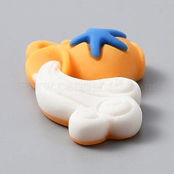 Ocean Theme Opaque Resin Cabochons&nbsp;LS-CRES-WH0010-023