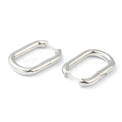 Brass Huggie Hoop Earrings&nbsp;EJEW-L234-027A-P
