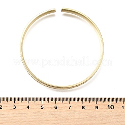 Brass Cuff Bangles for Women&nbsp;BJEW-G742-01G