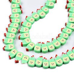 Handmade Polymer Clay Beads Strands&nbsp;CLAY-N008-069-B01