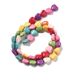 Synthetic Turquoise Beads Strands&nbsp;G-B140-F01