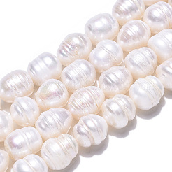 Natural Cultured Freshwater Pearl Beads Strands&nbsp;PEAR-N012-11B