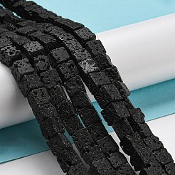 Natural Lava Rock Beads Strands&nbsp;G-C084-E08-01
