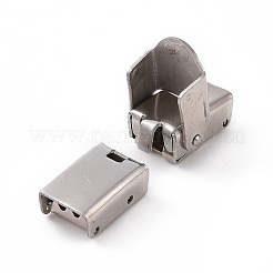 Tarnish Resistant 201 Stainless Steel Watch Band Clasps&nbsp;STAS-P221-22A-P