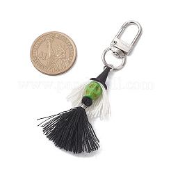 Handmade Polycotton Tassel Pendant Decorations&nbsp;HJEW-JM03834