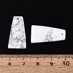 Natural Howlite Pendants&nbsp;G-Q601-10F