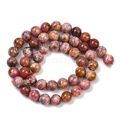 Natural Rhodonite Beads Strands&nbsp;G-G206-A02-8mm
