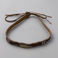 Ethnic Style Suede & Cotton Cord Adjustable Hat Band&nbsp;AJEW-WH0314-208