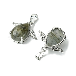 Natural Labradorite Pendants&nbsp;G-C114-05P-06