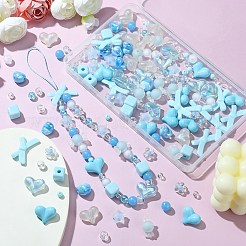 180pcs Transparent & Opaque Acrylic Beads&nbsp;TACR-CJ0001-67