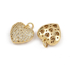Brass Micro Pave Cubic Zirconia Pendants&nbsp;ZIRC-I367-06G-02