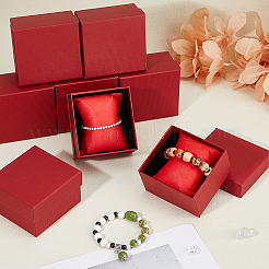 Paper Bracelet Storage Gift Box&nbsp;LS-CON-WH0088-67G