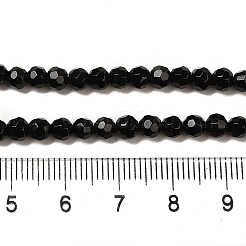 Natural Black Obsidian Beads Strands&nbsp;G-Z068-B10-02