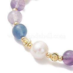 Round Natural Mixed Beaded Bracelets for Women&nbsp;BJEW-JB12763