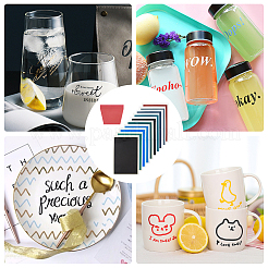 Rectangle Laser Engraving Marking Paper&nbsp;DIY-WH0430-988