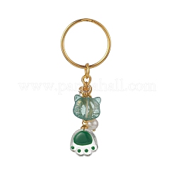 Transparent Glass Keychain&nbsp;KEYC-JKC00437