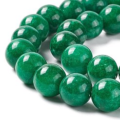 Natural White Jade Round Beads Strand&nbsp;G-E141-03A