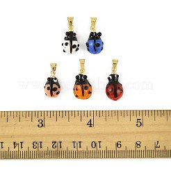 6Pcs Handmade Lampwork Pendants&nbsp;LAMP-FS0001-57A