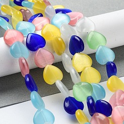 Cat Eye Glass Bead Strands&nbsp;X-CE-R010-11
