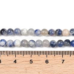 Natural Sodalite Round Bead Strands&nbsp;G-E334-4mm-08