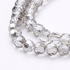 Electroplate Glass Beads Strands&nbsp;X-EGLA-J042-4mm-15