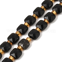 Natural Obsidian Beads Strands&nbsp;GG-CBA96AE-A05-6x6mm
