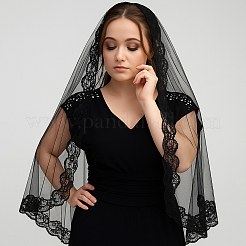 Cloth Lace Bridal Veils&nbsp;AJEW-WH0816-379
