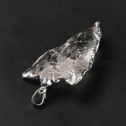 Natural Quartz Crystal Pendants&nbsp;G-E581-02P