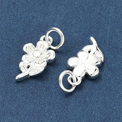 925 Sterling Silver Flower Charms&nbsp;STER-A050-05S