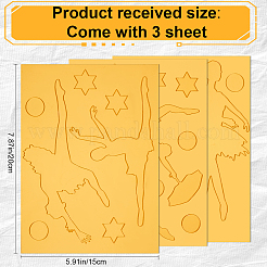 Mirror Acrylic Self Adhesive Wall Decorative&nbsp;AJEW-WH0518-24A