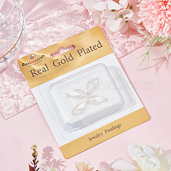 5Pcs Rack Plating Brass Shell Pendants&nbsp;KK-BBC0010-40