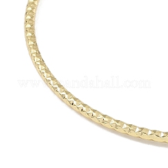 Brass Textured Open Cuff Bangle Making&nbsp;KK-U020-21B-G