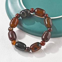 Natural Agate BeadStretch Bracelets&nbsp;G-P570-01L